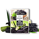 Тканинна маска для обличчя з вугіллям та ягідним комплексом DEOPROCE Color Synergy Effect Sheet Mask Black 20g, фото 3