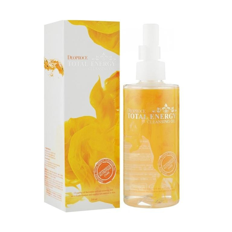 Гідрофільна олія для обличчя з оливковою олією DEOPROCE Cleansing Oil Total Energy 200ml