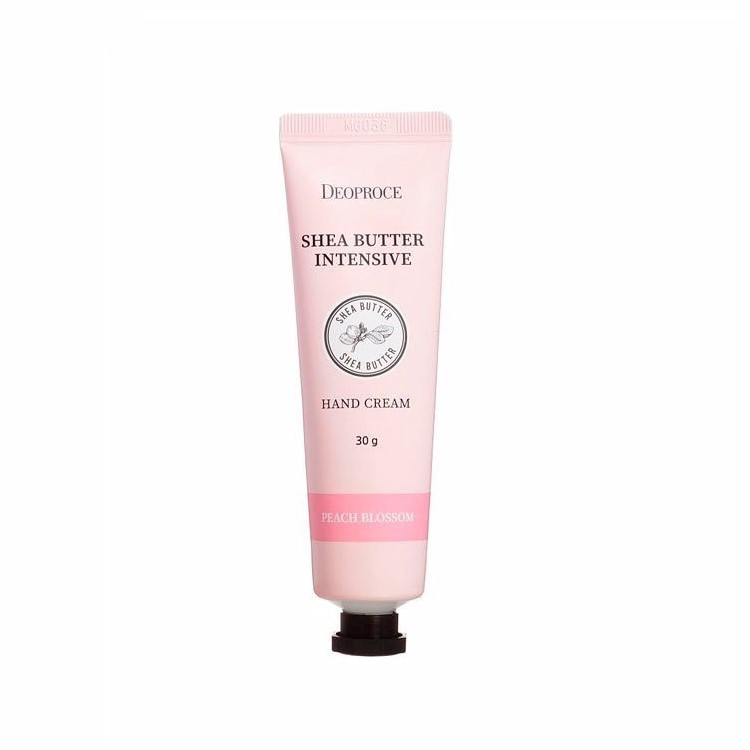 Крем для рук з ароматом квітучого персика DEOPROCE Shea Butter Intensive Hand Cream Peach Blossom 50g