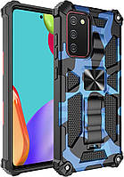 Чохол Military Shield для Samsung Galaxy S20 FE / G780 бампер протиударний із підставкою Blue
