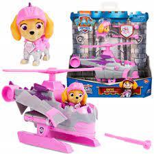Набір Paw Patrol Лицарі Рятівний автомобіль де-люкс з водієм Скай  Spin Master 6062181 20133700