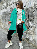 Куртка-парка Sofia SF-277: стильна та практична 42-44, Зелений