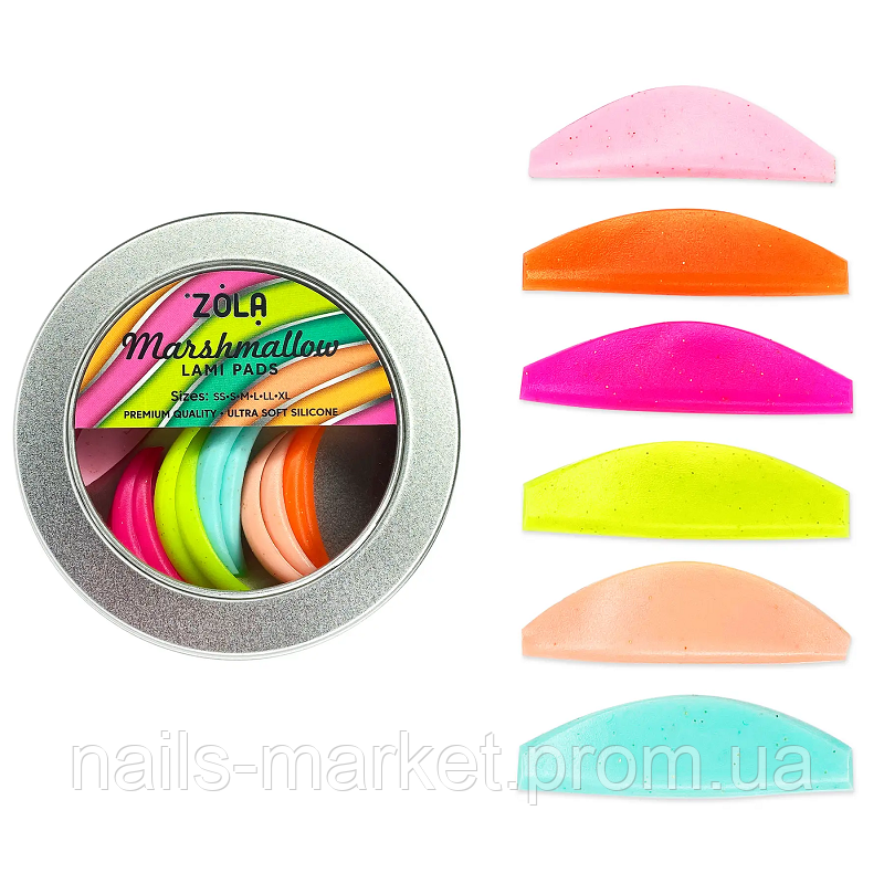 Zola Валики для ламинирования Marshmallow Lami Pads, 6 пар (ID ...