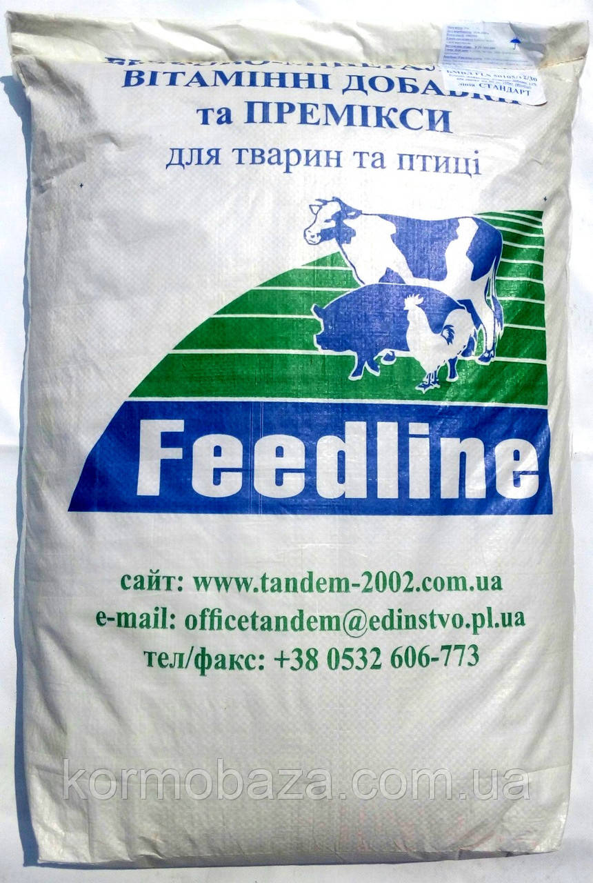 Премикс для свиней Feedline Гровер 30 кг 6% - фото 2 - id-p387266614