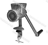 М'ясорубка ручна побутова з насадками для соку та ковбаси МА-С ХЕАЗ, фото 4