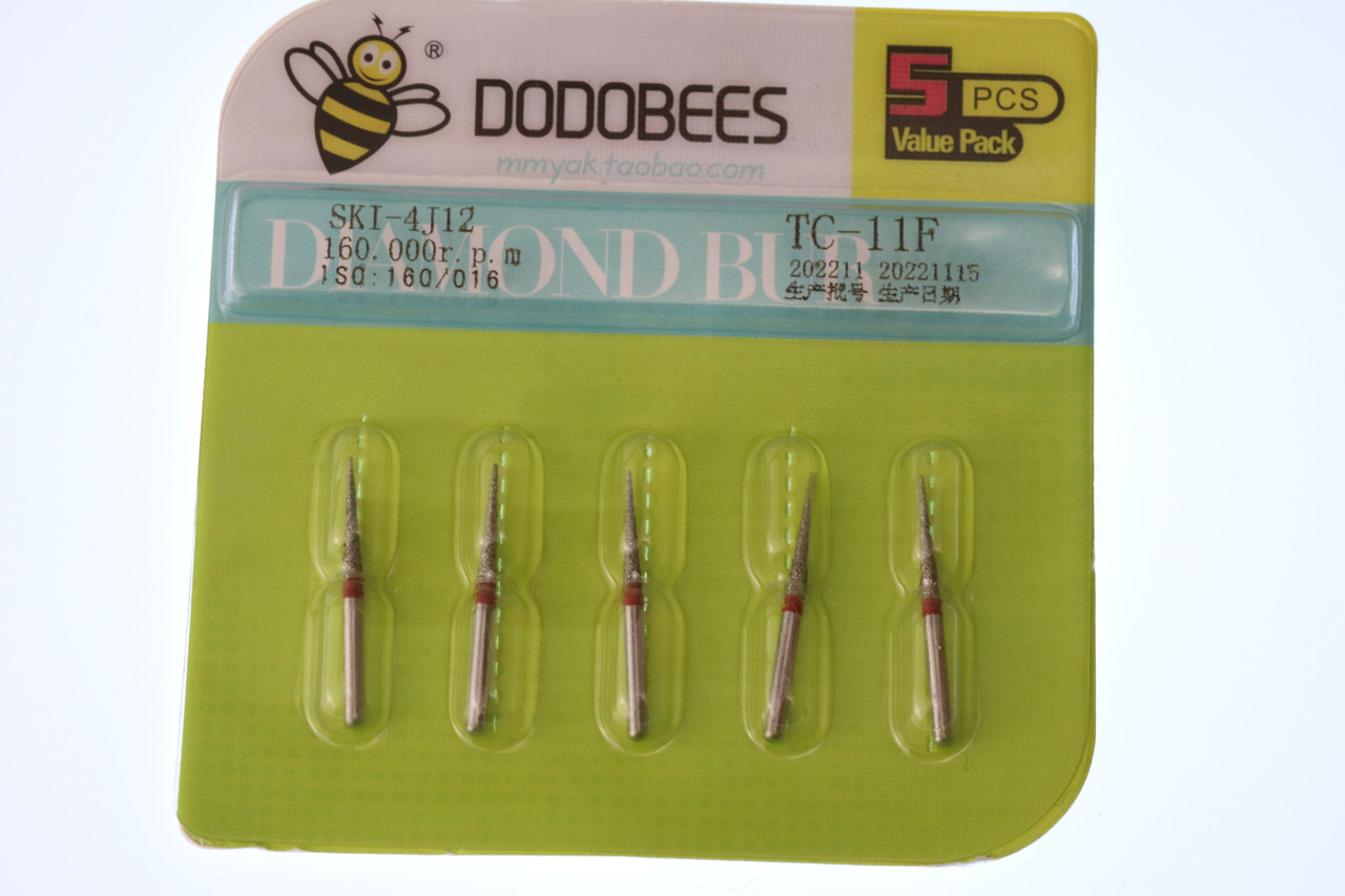 Бори TC-11F (5шт в упаковці) Алмазні бори