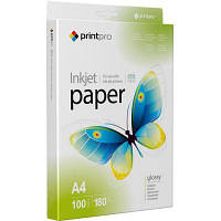 Фотобумага PrintPro A4 (PGE180100A4)