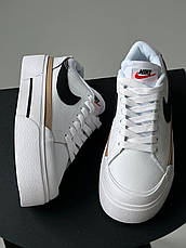 Жіночі кросівки Nike Court Legacy Lift White Black DM7590-100, фото 4