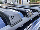 Поперечки на Mitsubishi Pajero Wagon 4 (2006-2021) Skybar V1 black 2 шт. Аеродинамічні Чорні, фото 4