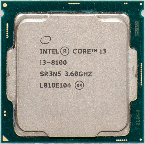 Процесор Intel Core i3-8100 3.60 GHz s1151 v2 UHD Graphics 630 б/в, фото 1