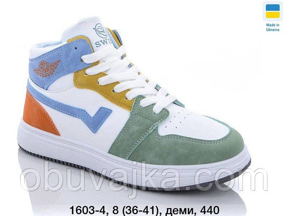 Підліткове демісезонне взуття 2023 Осінні черевики від фірми Swin (36-41), фото 1
