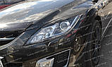 Вії Мазда 6 GH (накладки на передні фари Mazda 6 GH), фото 3