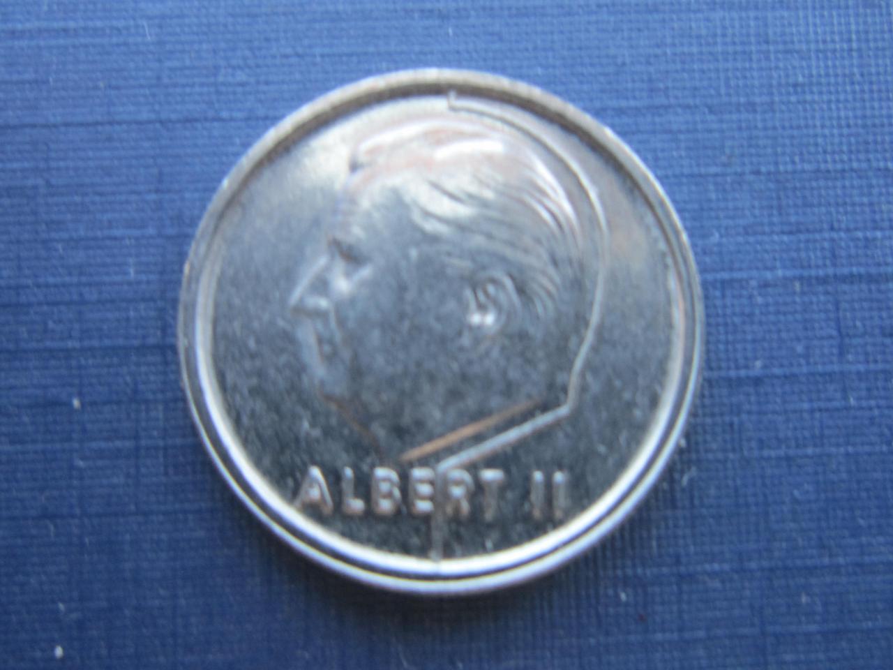 Монета 1 франк Бельгия 1995 французский тип - фото 2 - id-p385929413