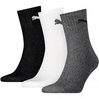 Шкарпетки Unisex Short Crew Socks (3 Pack) 906110-63, Розмір (EU) — 3 (39-42)