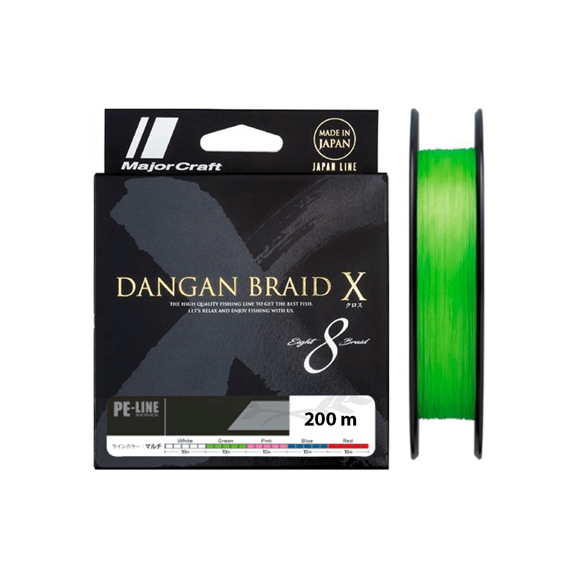 Купить Шнур Major Craft Dangan Braid X8 150м #1 Green (168539) 4160022 ...