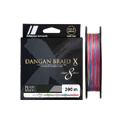 Шнур Major Craft Dangan Braid X8 200м #1 Multicolor (168544) 4160028