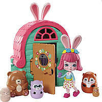 Набір з домиком Enchantimals Bree Bunny and Cottage Doll с питомцем-сюрпризом и игрушечный домик