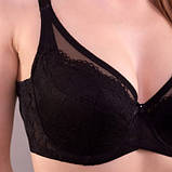 Бюстгальтер Acousma 6491 чорний Розмір 80D 85D 90D, фото 2