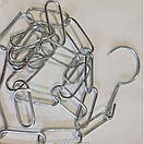 Ланцюг торговий металевий для вітрини товщина 2 мм №2, фото 3