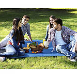 Килимок покривало водонепроникний для пікніка та пляжу XXL 208x208см Trizand 21209 Польща, фото 6