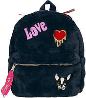 TOP Model рюкзак детский девичий DOG черный 10682 пушистый черный ТОП Модел 23 х 10 х 20 см