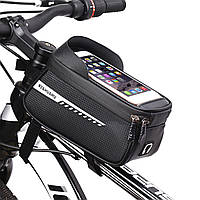 Сумка для велосипеда Rzahuahu с держателем для телефона на раму влагозащищенная сумка для смартфона козырьком
