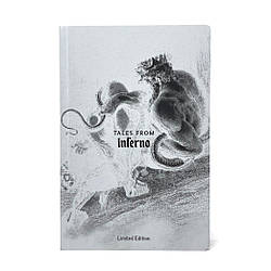 Блокнот з кам'яного паперу Pininfarina Notebook DANTE 700TH INFERNO, формат А5, 128 сторінок, чисті аркуші