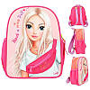TOP Model рюкзак дитячий дівчачий рожевий яскравий Happy Application Backpack in Pink ТОП Модел 28 х 10 х 22 см, фото 6