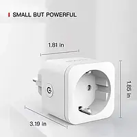 Умная смарт Wi-Fi розетка 2 шт TECKIN SP-21 16А 3300ВТ