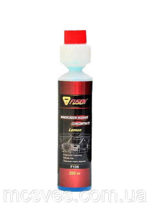 Концентрат омивача скел Fusion F108 WINDSCREEN WASHER CONCENTR LEMON 1:100 (ЛІТ) 250ml