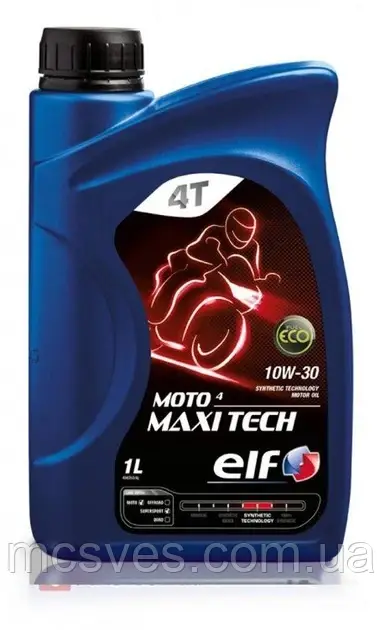 Олива моторна ELF 4T MAXI TECH 10W30 1Л "API SJ JASO MA"