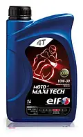 Масло моторное ELF 4T MAXI TECH 10W30 1Л "API SJ JASO MA"