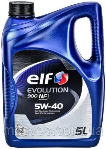 Синтетична моторна олива ELF Evolution 900 NF 5W-40 5 л