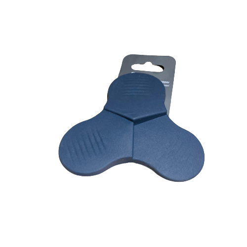 Дверний обмежувач для дверей сірого кольору, фото 1