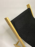 Підставка для сумки, каркас кольору дуб з чорним текстилем, фото 2