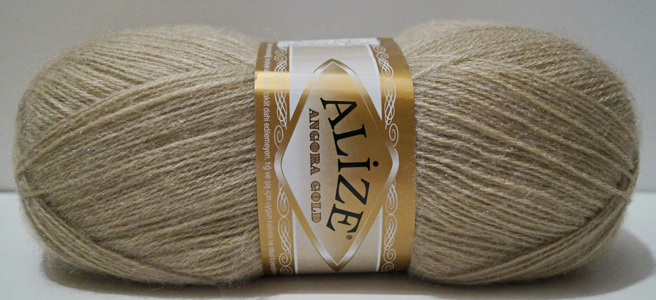 Нитки пряжа для в'язання ANGORA GOLD Ангора Голд від ALIZE Алізе № 543 - кава з молоком