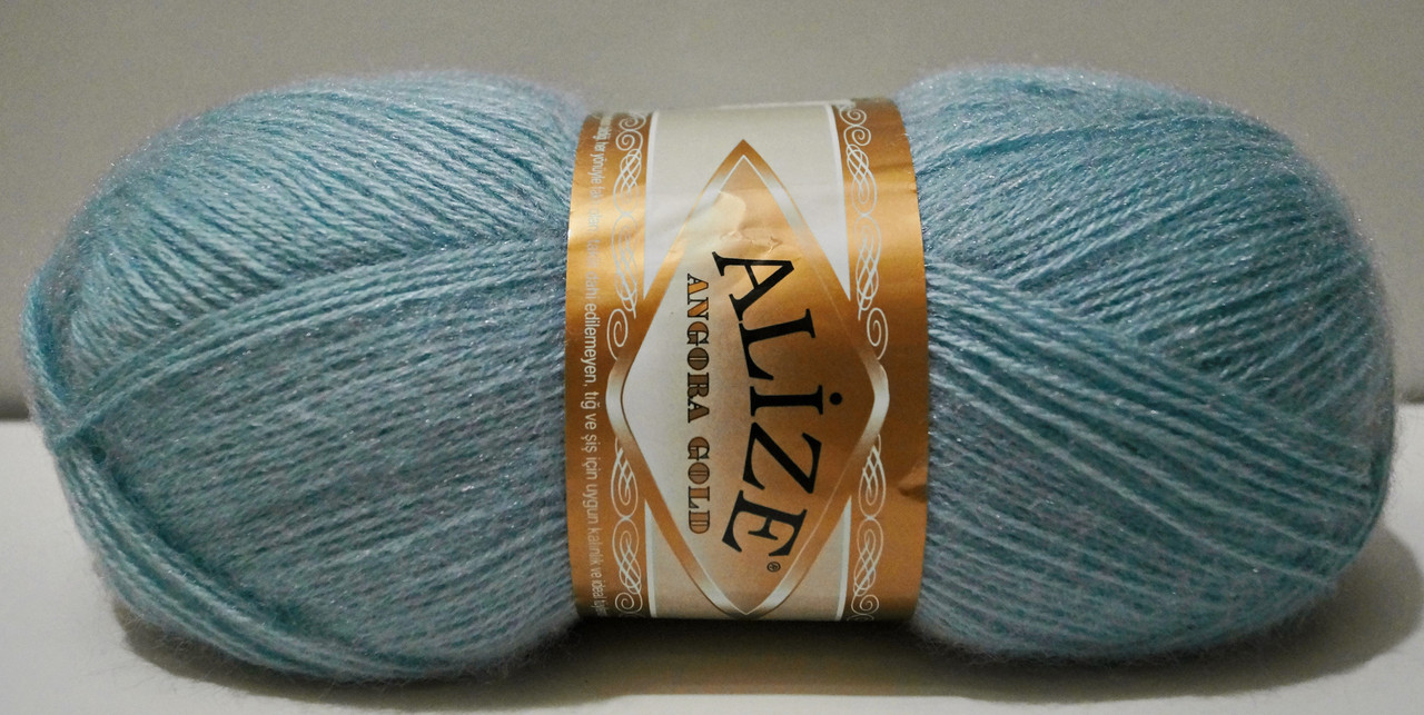 Нитки пряжа для в'язання ANGORA GOLD Ангора Голд від ALIZE Алізе № 114 - м'ята