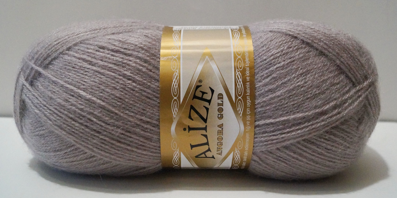 Нитки пряжа для в'язання ANGORA GOLD Ангора Голд від ALIZE Алізе № 163 - суха троянда