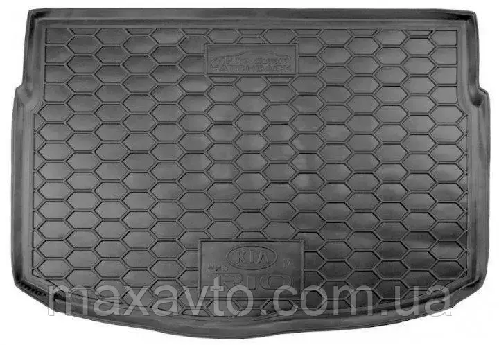 Авто килимок в багажник для KIA Rio (2017>) (хетчбек) (нижня полиця), фото 1