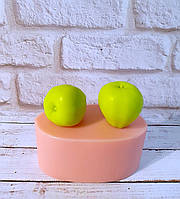 Форма силиконовая 3D яблочки мини букетные 2 шт. в форме