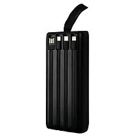 Внешний аккумулятор (power bank) BPW1 30000mAh black (4 кабеля в комплекте: USB, microUSB, Type-C, Lightning)