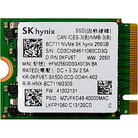 Б/У SSD диск SK hynix BC711 256Gb NVMe PCIe M.2 2230 (HFM256GD3GX013N)