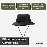 Капелюх Combat Hat. Чорна. S/M, фото 3