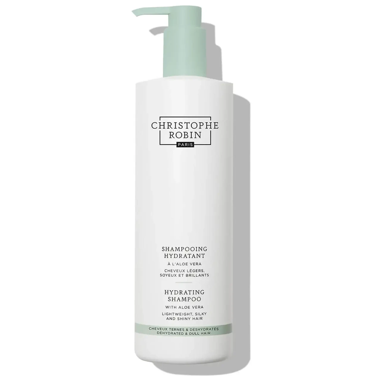 Зволожуючий шампунь із алое віра Christophe Robin Hydrating Shampoo with Aloe Vera 500 мл