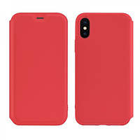 Чехол книжка HOCO Colorful series liquid silicone для iPhone XS Max TPU Red