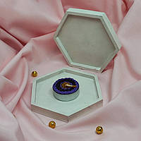 Підставка під таблетовану свічку шестигранна (колір на вибір)