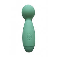 Мини-вибромассажер Wooomy Smally Mini Wand Turquoise TOS