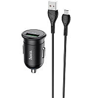 АЗУ Hoco Z43 QC3.0 (1USB/18W) + MicroUSB TOS