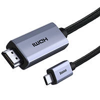 Дата кабель Baseus HDMI High Definition Series Graphene Type-C To 4KHDMI (2m) (WKGQ) TOS