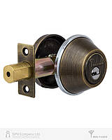 Замок врізний MUL-T-LOCK 1-WAY DEAD_BOLT DBM UNIV ANTIQUE_BRONZE BS60мм ClassicPro 3KEY DND3D_PURPLE_INS 4867